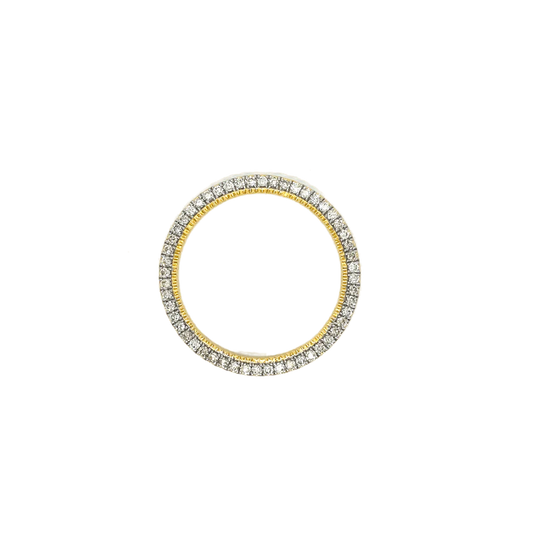 For Rolex 36mm 2.00ct Gold Plating Diamond Bezel