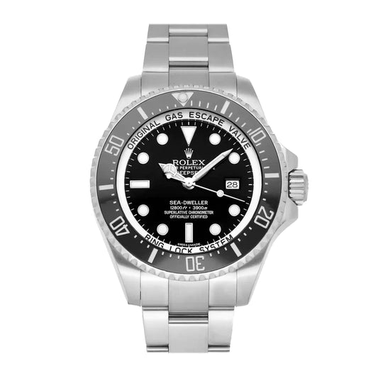 Rolex Deepsea Sea-Dweller 44mm Black Dial Oyster Stainless Steel Watch 116660