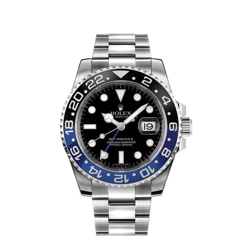 Rolex GMT-Master II Batman 40mm Oyster Stainless Steel Watch 116710BLNR