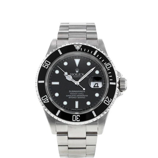 Rolex Submariner 40mm Date Black Dial Stainless Steel Watch 116610LN