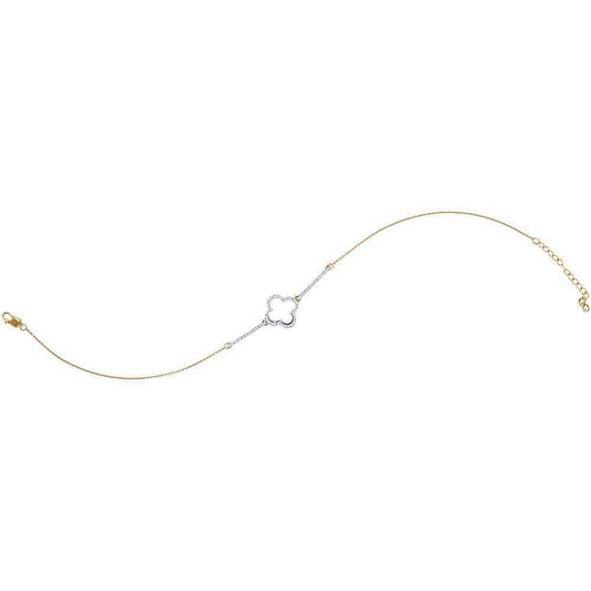 gold diamond chain bracelet