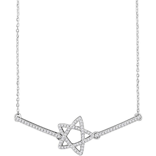 10k White Gold Diamond Bracelet