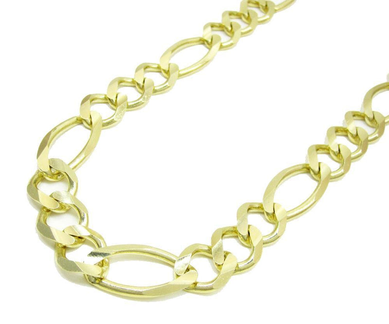 Solid Link Hollow Gold Chain For Men