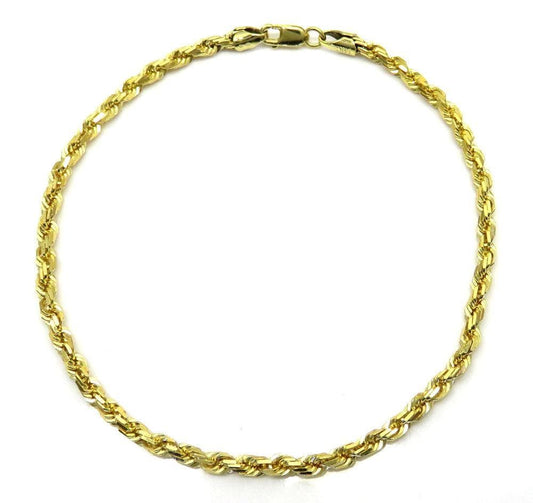 gold Rope Chain Bracelet