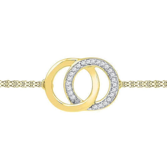yellow gold diamond bracelet