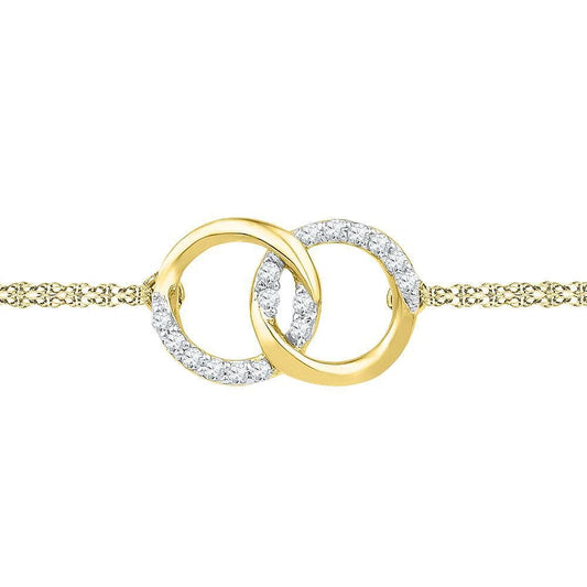 yellow gold diamond bracelet