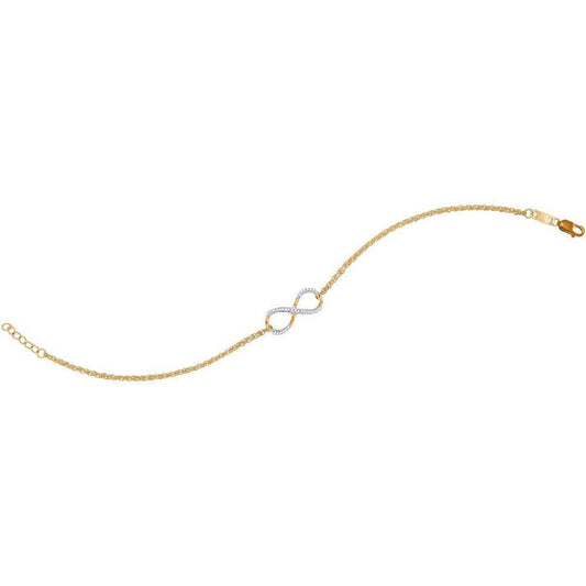 yellow gold diamond bracelet