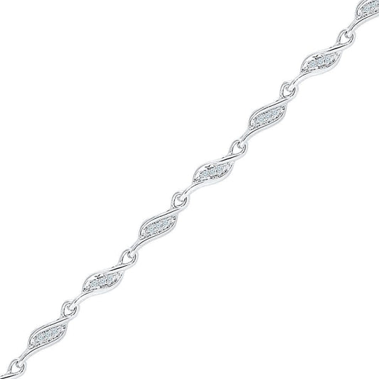white gold diamond bracelet