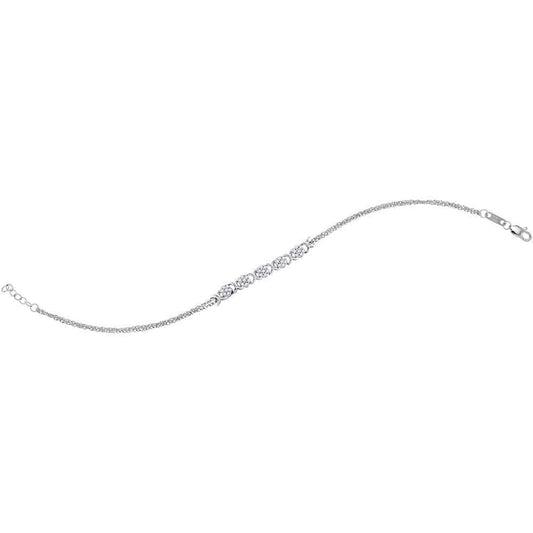 white gold diamond bracelet