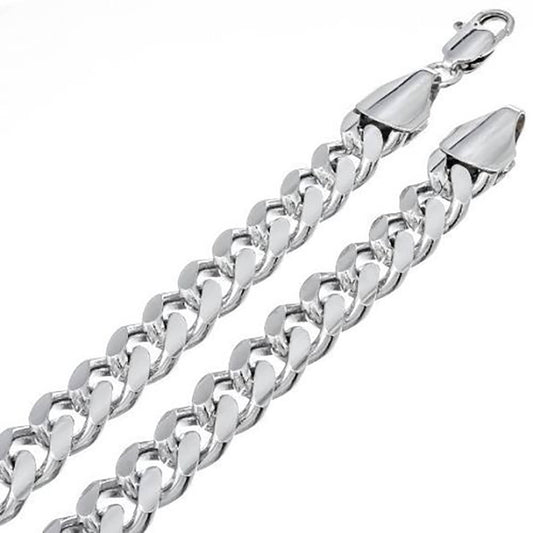 white gold miami cuban link bracelet