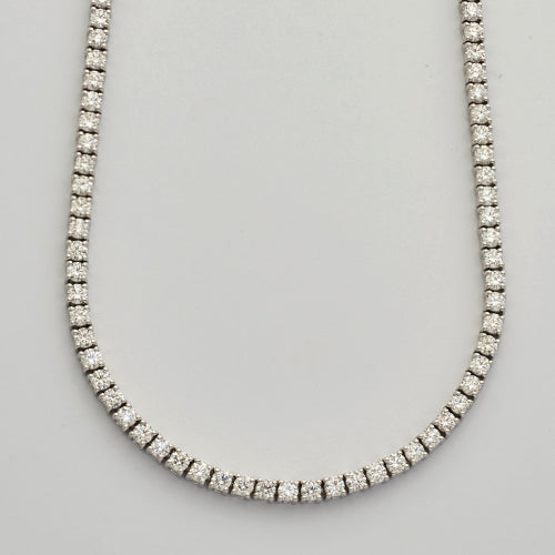 14K 14.72CTW DIAMOND TENNIS NECKLACE