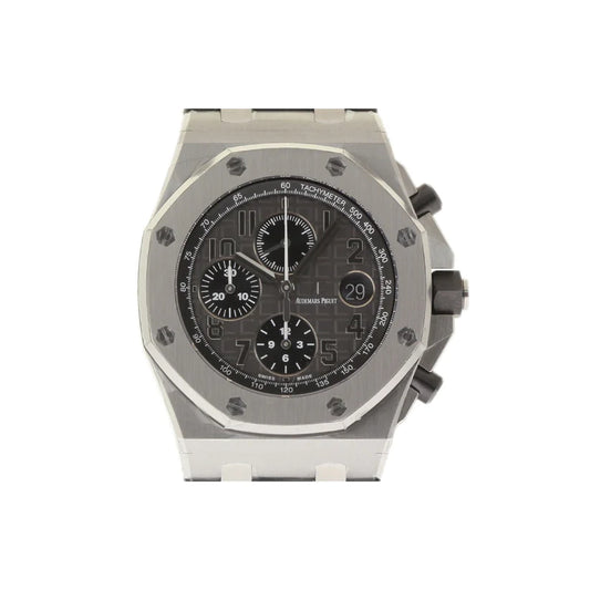 Audemars Piguet Royal Oak Offshore 42mm Elephant Gray Dial Stainless Steel Watch 26470ST