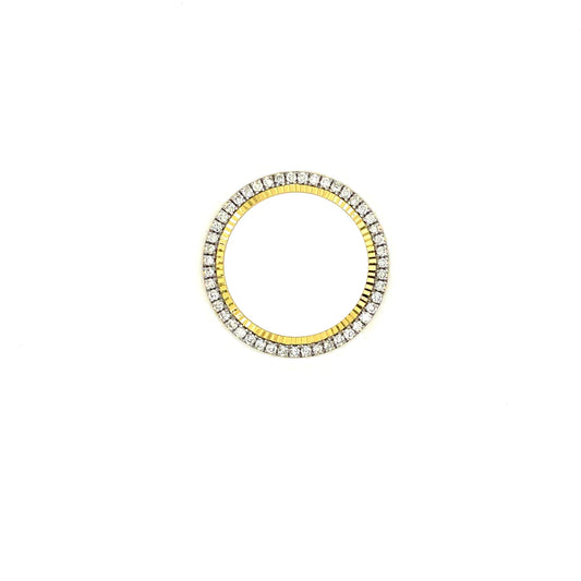 For Rolex 26mm 0.90ct Gold Plating Diamond Bezel