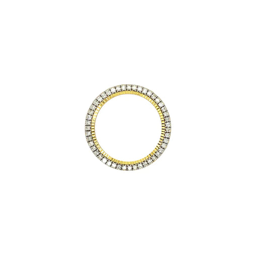 For Rolex 26mm 1.25ct Gold Plating Diamond Bezel