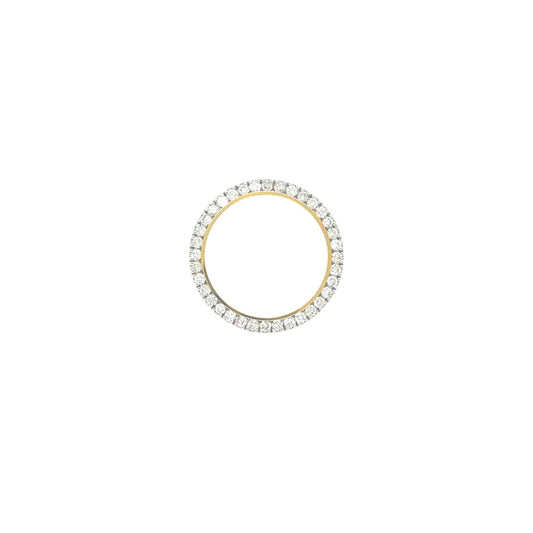 For Rolex 26mm 1.50ct 10k Yellow Gold Diamond Bezel