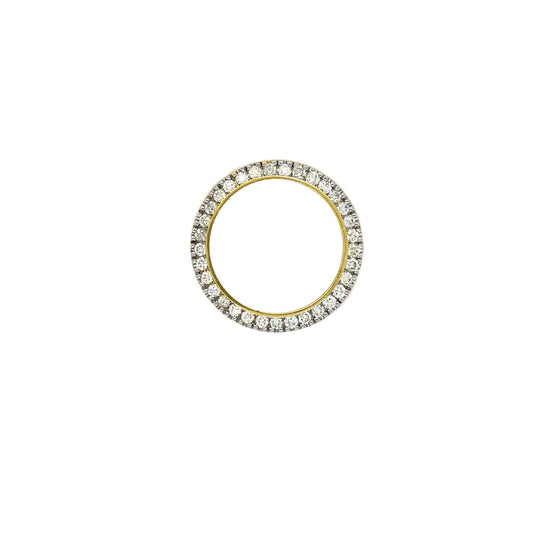 For Rolex 26mm Prong 1.75ct Gold Plating Diamond Bezel