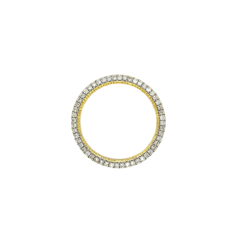 For Rolex 34mm 1.35ct Gold Plating Diamond Bezels