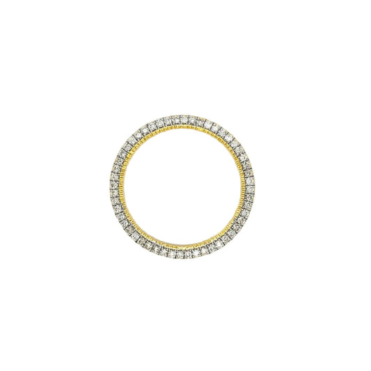 For Rolex 34mm 1.35ct Gold Plating Diamond Bezels