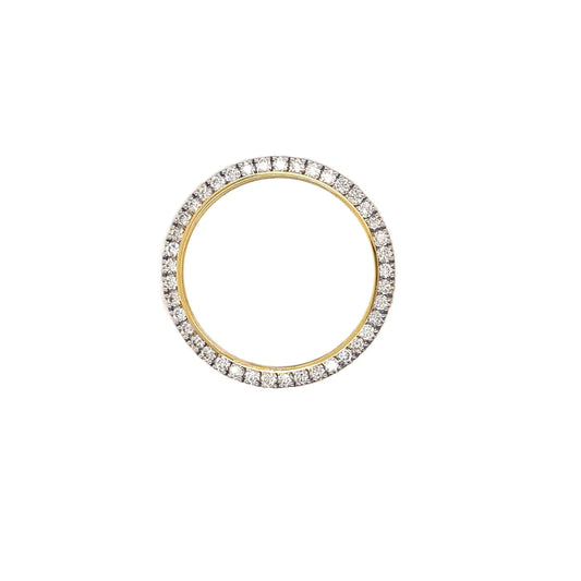 For Rolex 34mm 2.50ct Gold Plating Diamond Bezels