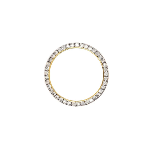 For Rolex 34mm 2.75ct Gold Plating Diamond Bezels