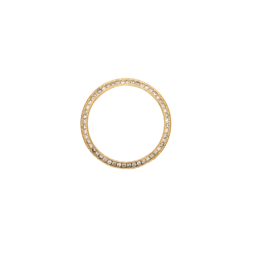 For Rolex 36mm 1.25ct Gold Plating Diamond Bezel
