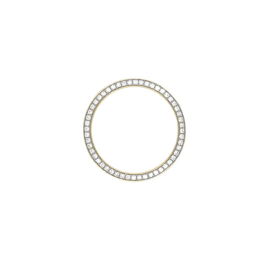 For Rolex 36mm 1.50ct 10k Yellow Gold VS Diamond Bezel