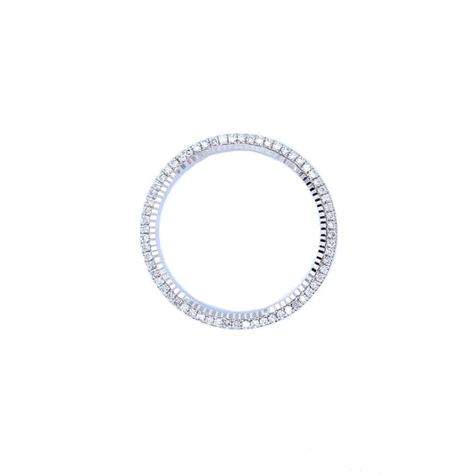 For Rolex 36mm 1.50ct Steel Diamond Bezel