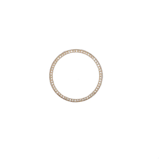 For Rolex 36mm 1.75ct Gold Plating Diamond Bezel