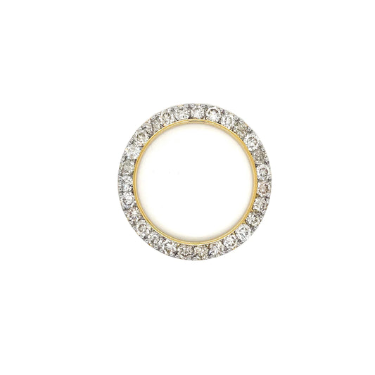 For Rolex 36mm 10.00ct Gold Plating Diamond Bezel