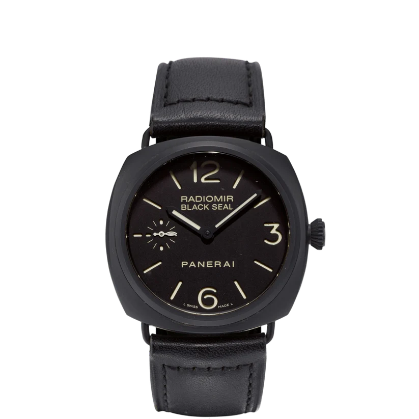 Panerai Radiomir Black Seal Black Dial Leather Watch PNPAM00292