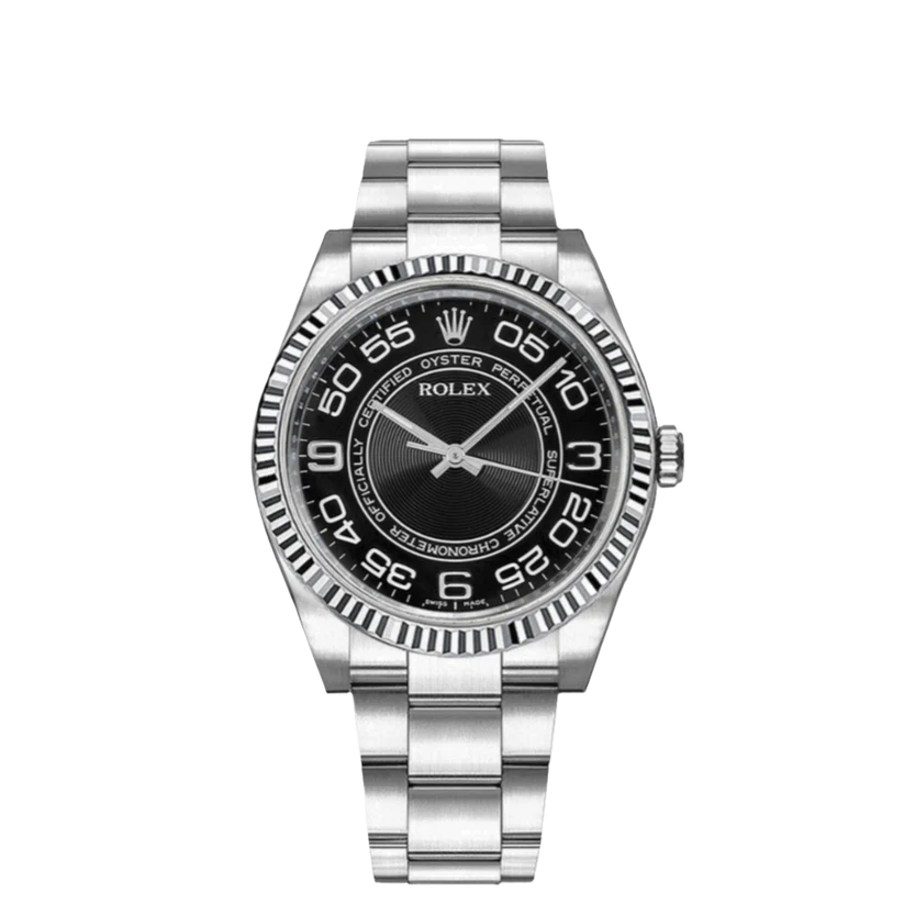 Rolex oyster perpetual concentric dial clearance