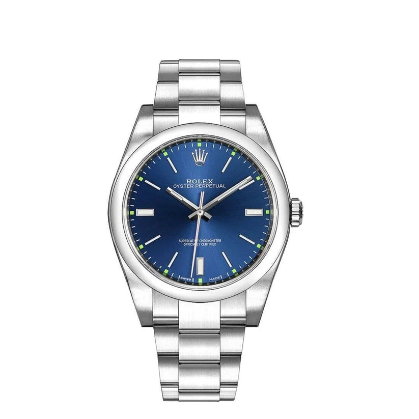 Rolex Perpetual 39mm Brown Blue Dail