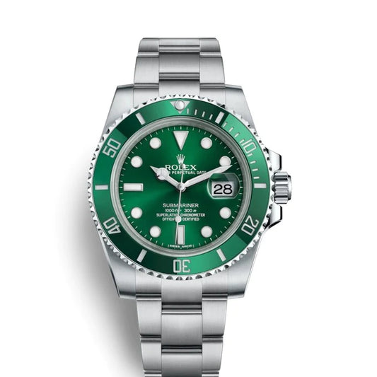 Rolex Submariner Date Hulk 40mm Green Dial Watch 116610LV