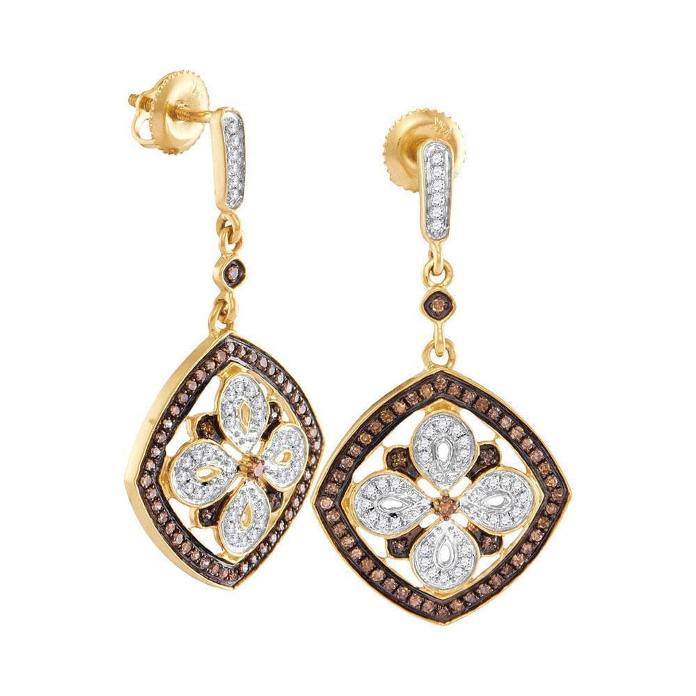 square dangle earrings