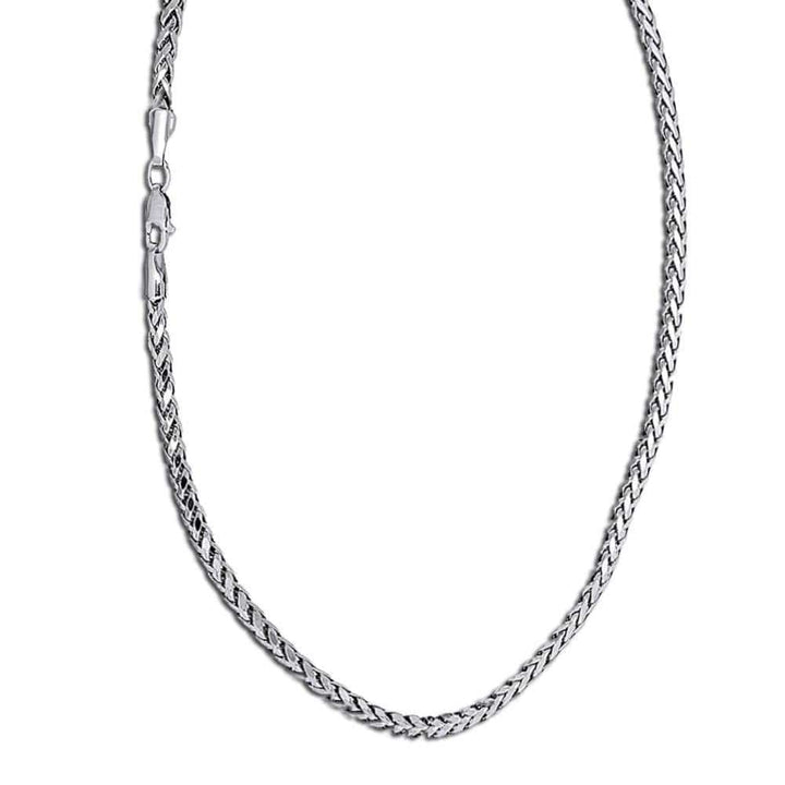 white gold Palm Chain Necklace