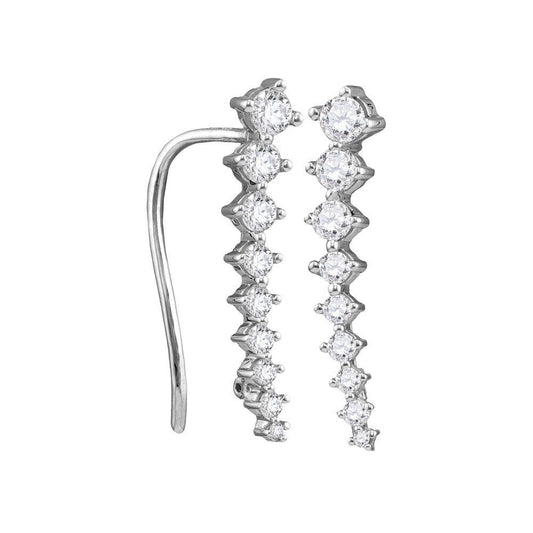 Diamond Climber Earrings