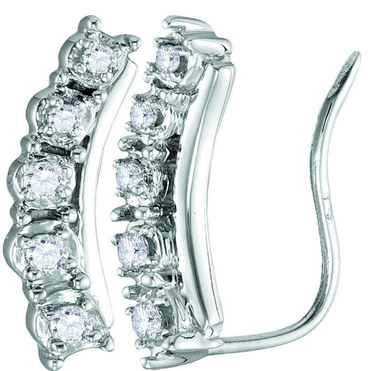 Diamond Climber Earrings