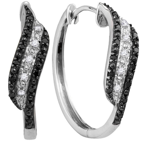 black diamond hoops