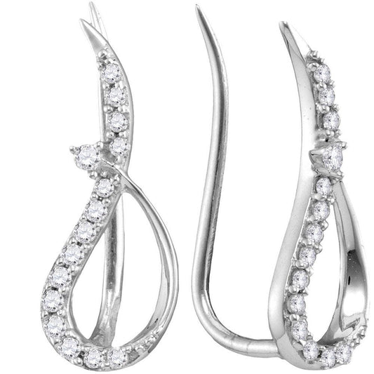 Diamond Climber Earrings