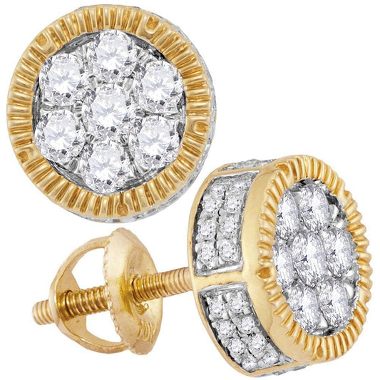 Unisex diamond earrings