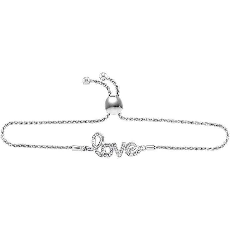 Diamond love bracelet