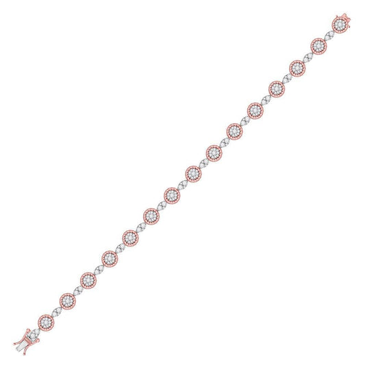 two tone diamond bracelet