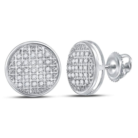 Diamond Cluster stud earrings