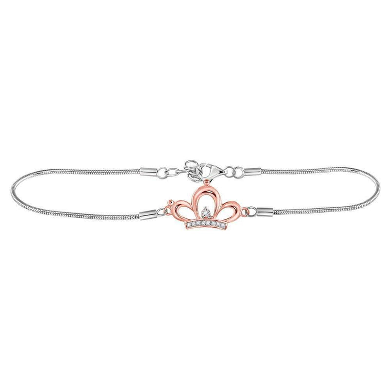 women diamond crown bracelet