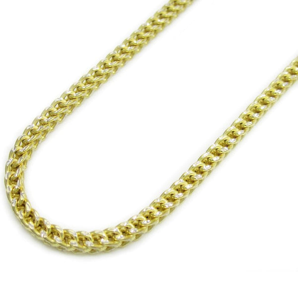 Yellow Gold Pave Franco Chain