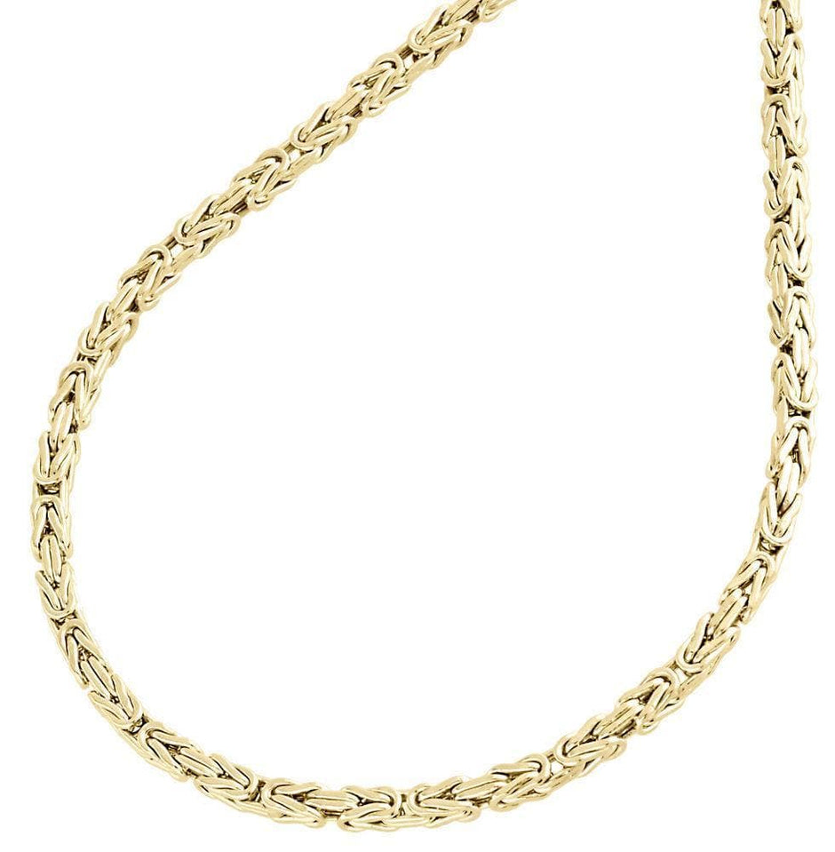 Buy Solid Gold Byzantine Chains - Jawa Jewelers