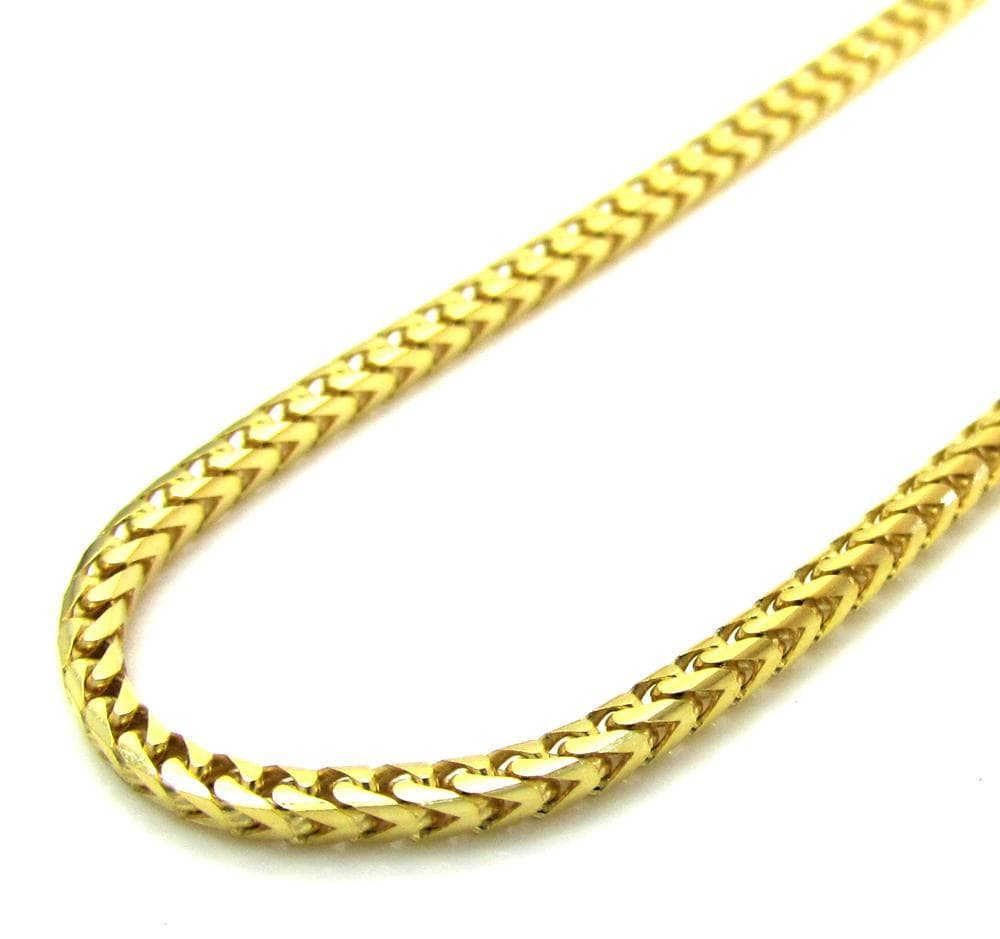 solid gold figaro chain
