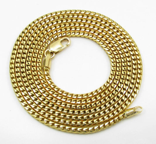 solid gold figaro chain