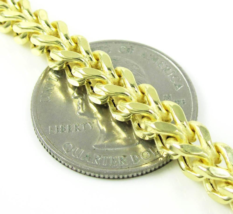 5.5MM Yellow Gold Franco Chain