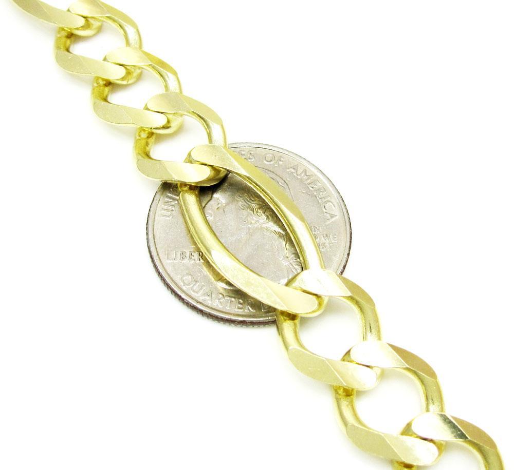 9.5MM 10K Yellow Gold Figaro Link Chain Necklace, Chain, Jawa Jewelers, Jawa Jewelers